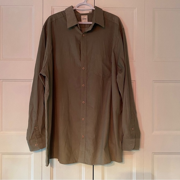 Rowm shirt long sleeve button up corduroy 100% Cotton 2XL - Picture 2 of 7